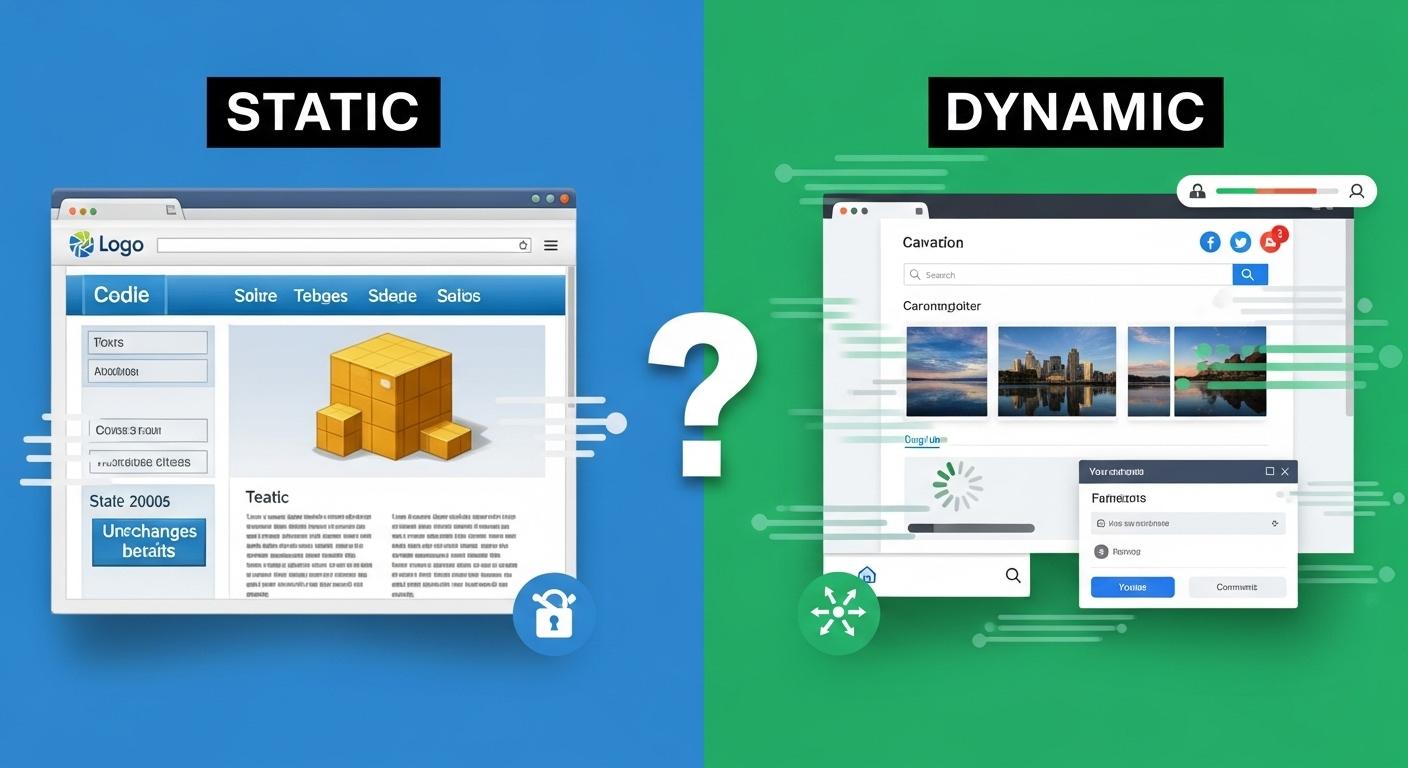 Static vs Dynamic Websites – Which One is Right for Your Business?
