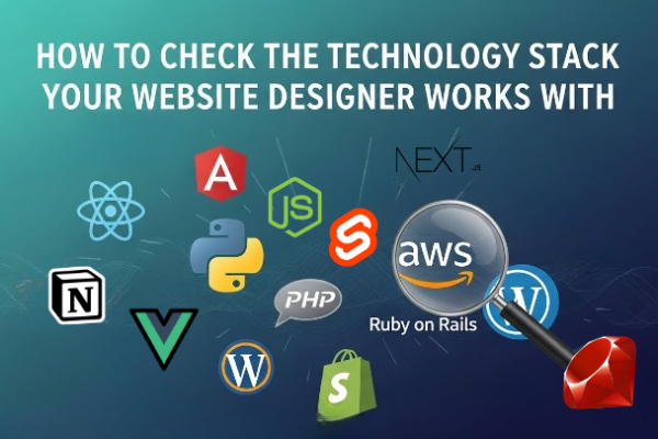 How to Check the Technology Stack Your Website Designer Works With